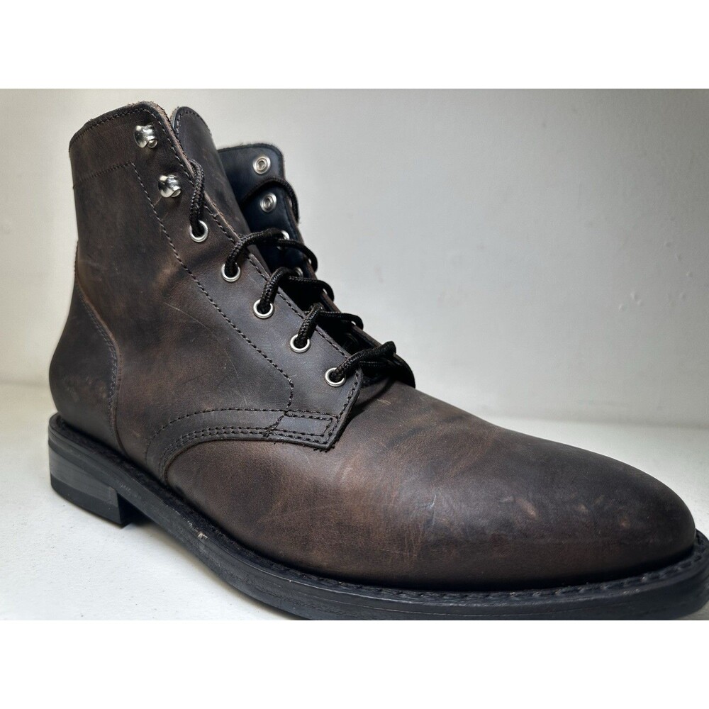 Thursday Boot Co. Men’s Leather Lace-up Boots Burnt Brown Size 12